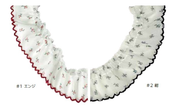 JT-P3830 花柄タックレース